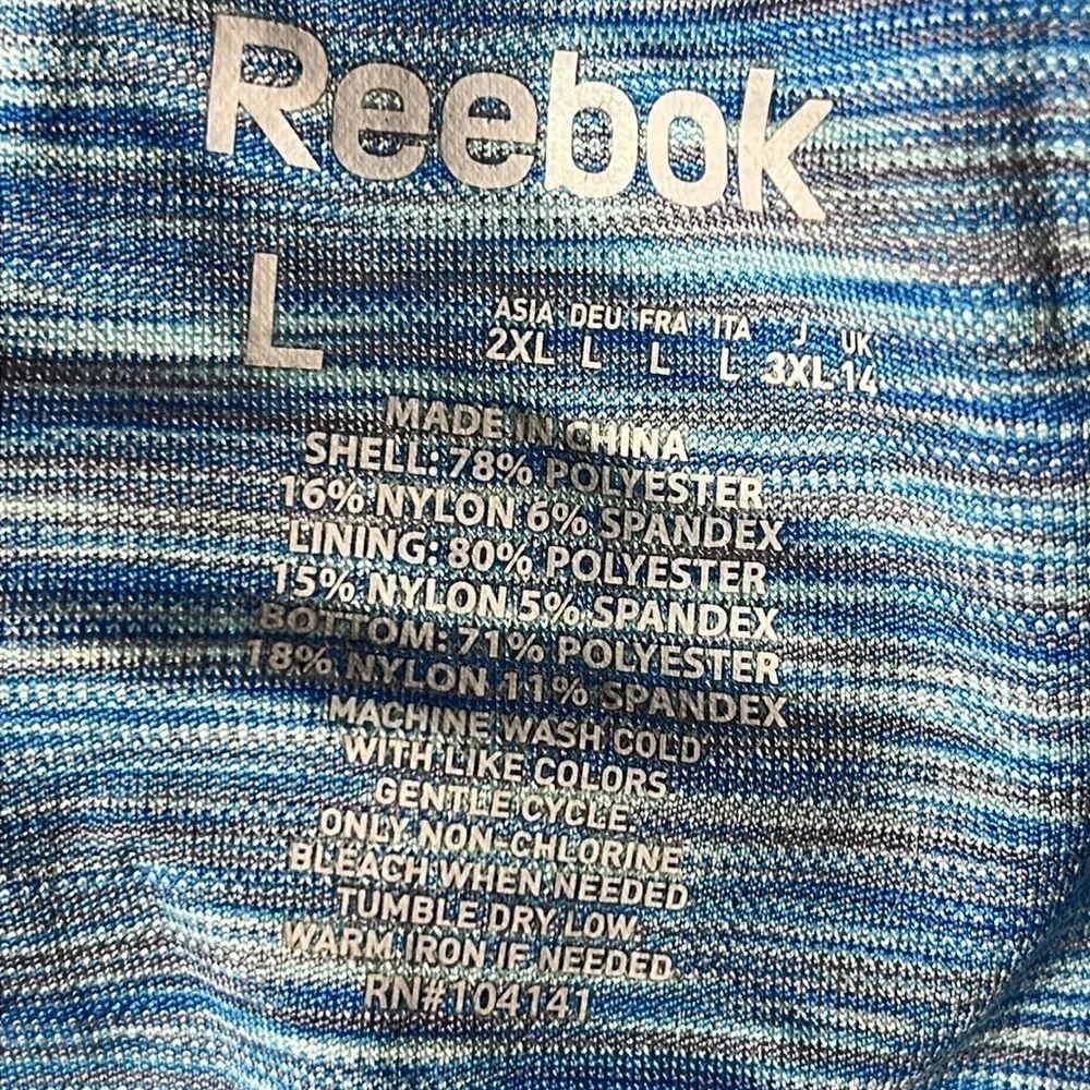 Womens Reebok Sports bra, size large, bluish color - Picture 5 of 5